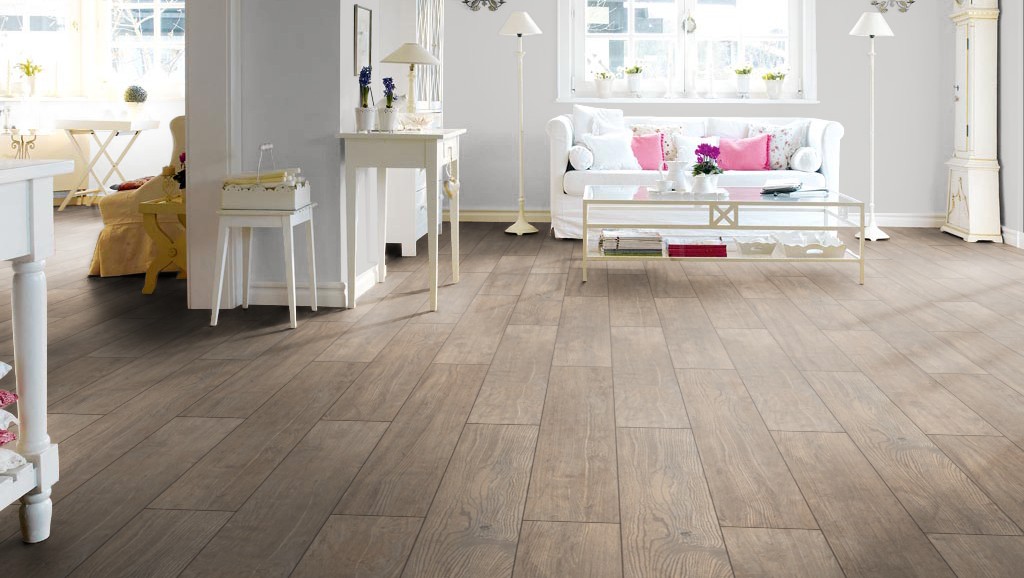 Ламинат Haro Tritty 100 Loft 4V каштан импрессо 535373 фото в интерьере